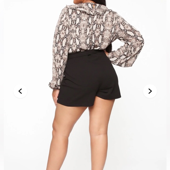 Snake Print Romper - Picture 3 of 6